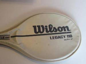 Wilson Legacy 110 High Beam Tennis Racquet with Head Cover 27" Long 4 1/2 Grip