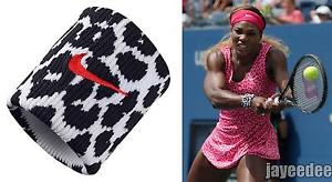 NIKE TENNIS SERENA WILLIAMS CHEETAH PREMIER WRISTBANDS NNNC5-106