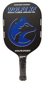 Wolfe XF 3K Carbon Fiber and Graphite - Edgeless Pickleball Paddle 3K Blue