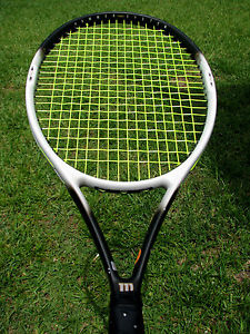 Wilson Hammer 6.2 Oversize 110'' Tennis Racquet ,4 3/8, new grip and strings