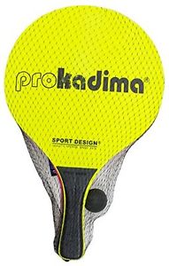 Pro Kadima Orginal Wooden Beach Paddle Ball Set 2 Paddles Game Tennis Outdoor