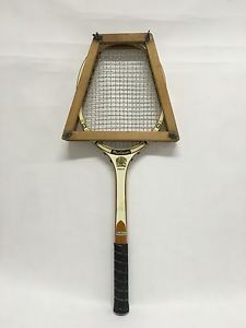 Vintage Wood Macgregor Tennis Racquet Service Ace with Frame