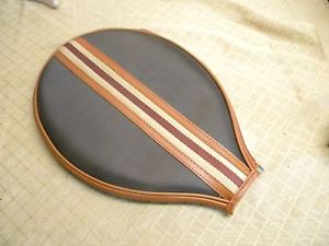 Vintage Tennis Racquet Cover ~ designed by Carlo Montini ~ EUC