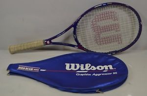 Wilson 95 High Beam Series and Head Agassi 25 Tennis Rackets