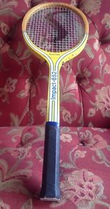 Vintage Wooden Spalding Tennis Racquet Rosie Casals Impact-652 4.5" Grip Belgium