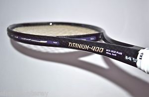 Used YONEX Titanium-400 Tennis Racquet Mid-Plus 98 sq 4-3/8 Free Shipping