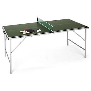 PACK TENNIS DE TABLE PING PONG PLIABLE SET COMPLET VERT 2 RAQUETTES CAFE JARDIN