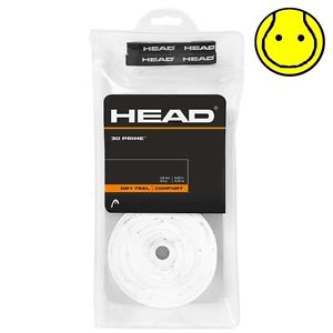 New Head Prime Overgrip 30 Pack Tennis Over Grip - Comfort -  White