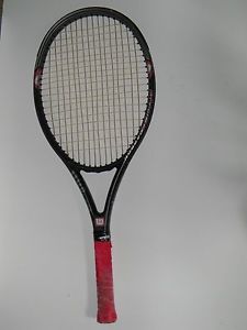 Wilson Carbon Hyper Hammer 2.3 Tennis Racquet 4-1/4-Grip 110 OS OverSize