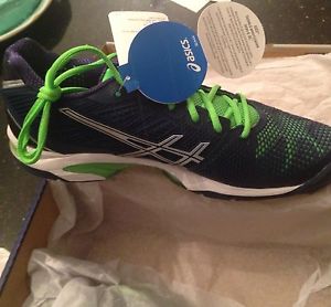 Asics Gel Solution Speed 2 Navy/silver/neon Green E400y