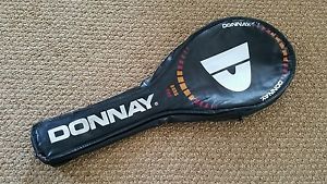 All Original DONNAY Borg Pro autograph tennis racquet -  double bag & cover set