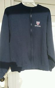 USTA United States Tennis Association Referee  Officials Jacket Sweat Shirt sz L