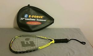 E-Force Bedlam Racquetball Racket 150G 22" w/ case