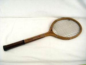 Vintage Wooden Tennis Racket "Aero Bat"