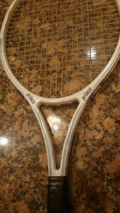 Vintage Used 1986 White Prince Spectrum Comp Series 110 Mens Tennis Racket