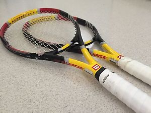 (2) Wilson Surge 5.6 Tennis Racquets - 4.5" Grip/ 100 Sq In Head