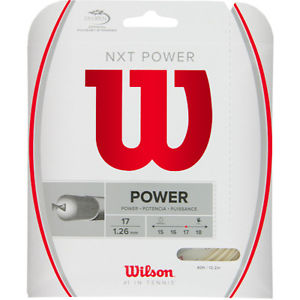 Wilson NXT Power 17 Natural String New in Package - Free Shipping