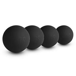 Cuatro Pelotas deporte Lacross 4 Bolas Cobertura Goma dura resistente 145g Peso