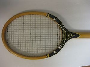 TAD Davis Professional Black Wood Vintage Tennis Racquet 4 1/2" Custom Made USA