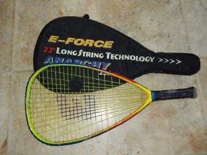 E FORCE 22” BEDLAM X 195 Racquetball Racquet  W Cover / Case  