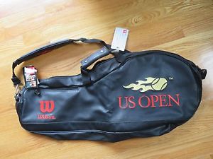 Wilson US OPEN Championship Embroidered Tennis Racquet Triple Thermo Bag w/ Tags