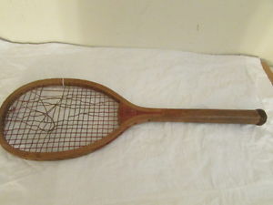 Wright & Ditson "Longwood" Antique Vintage Tennis Racquet Wood Handle