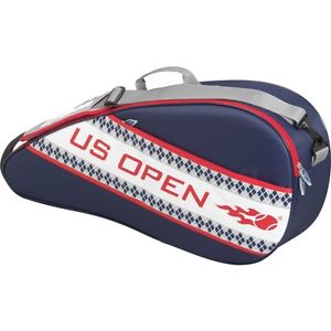 Wilson US Open Triple Bag, Holds up to 3 Racquets