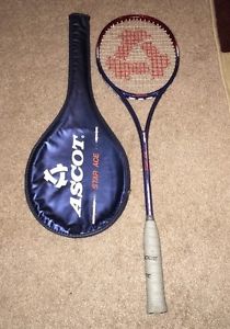 Vintage Ascot Star Ace Graphite Composite Squash Racquet & Cover