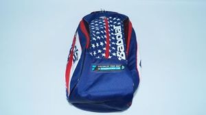 *NEW*Babolat Backpack Pure US Tennisbag white blue red stars + stripes Nadal