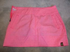 Womens NEW Under Armour Pink short tennis or golf style skirt size 6           g