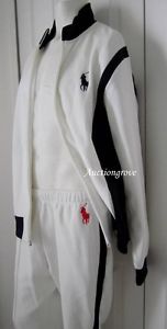 POLO RALPH LAUREN RARE US OPEN WARM UP SUIT JACKET Pants July 4th SIZE L XL