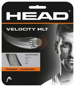 3 sets of HEAD VELOCITY MLT 17G Tennis String (Various colors)
