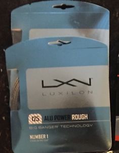 4 Sets ,2 Luxilon Alu Rough 2 Babolat Xcel Great Playability Comfort Spin FREE S