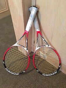 Pair of Used Wilson BLX Steam 99s 4.5 grip tennis racquets