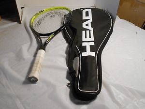 HEAD Tour Pro Tennis Racquet w/Case Black/Yellow