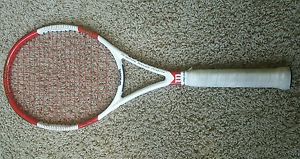 Used Wilson 6.1 Six One 95L BLX 4 & 3/8 Tennis Racquet Racket