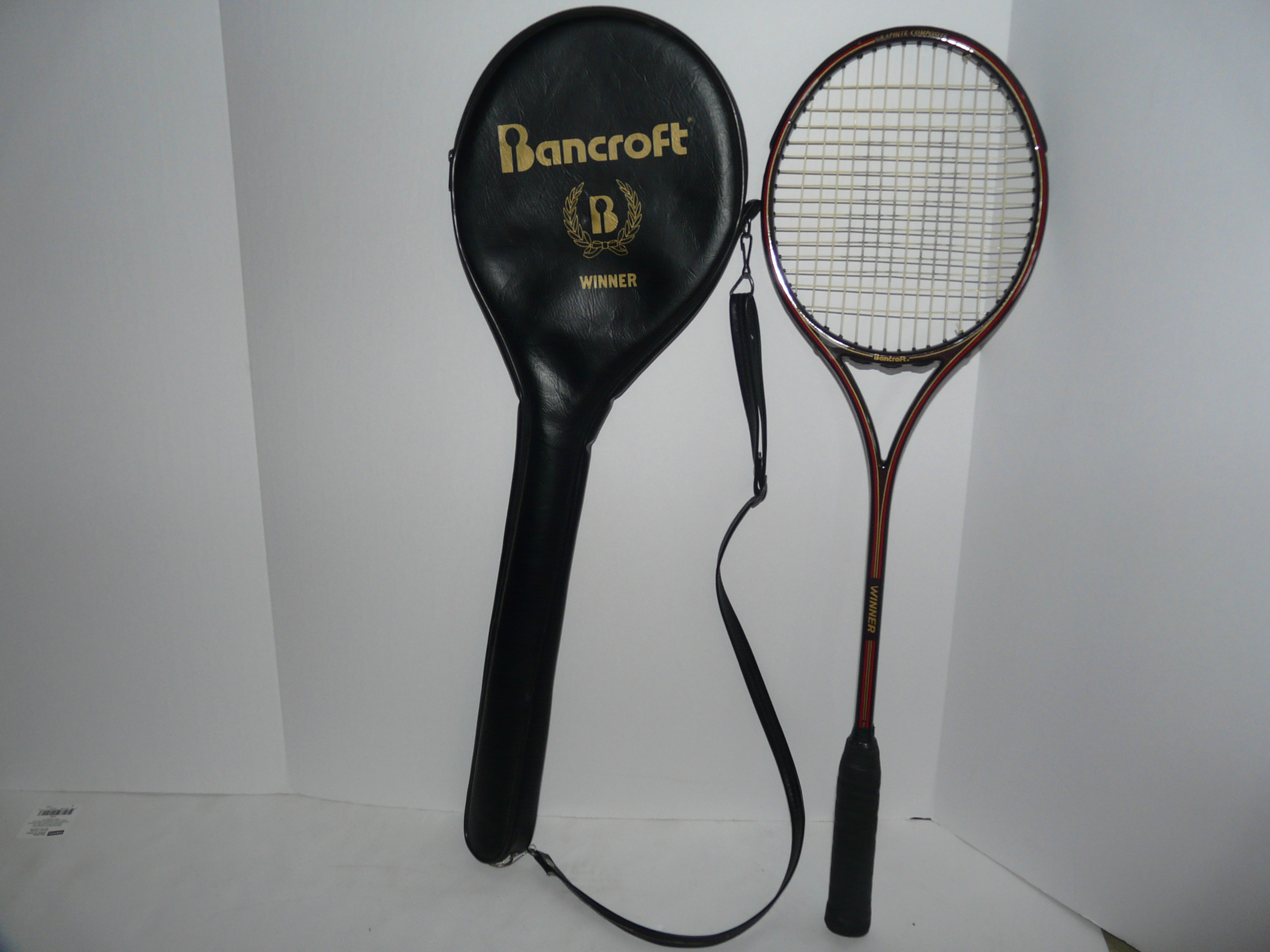 Bancroft Winner Squash Racquet Graphite Composite w/ Case