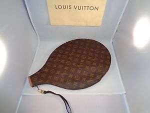 Authentic LOUIS VUITTON Racket Cover VINTAGE Squash Badminton Racket Ball ECLAIR