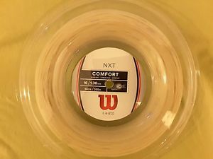 Wilson NXT 16G Tennis String Reel Natural 200M (660ft)