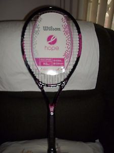 WILSON HOPE ADULT OVERSIZED 113 TENNIS RACQUET RACKET STRUNG NO COVER 4 3/8"