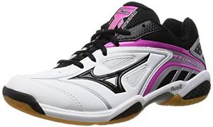 Mizuno badminton shoes WAVE FANG SS FIT [men] 71GA1512 09 (White x Black x