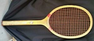 Vintage /Antique 1920s Spalding Bros. "NASSAU" Wooden Tennis Racquet.