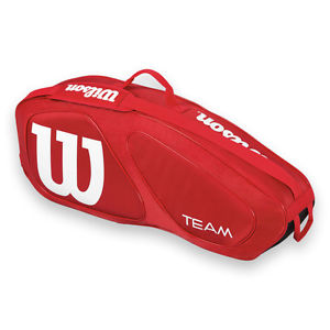 *NEW* Wilson Team II Red 3 Pack Tennis Bag