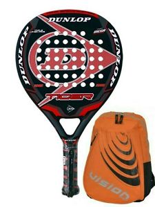 Ultima!! PALA + MOCHILA PADEL DUNLOP TIGER estrenar (no Vairo varlion nb vision)