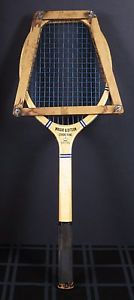 VINTAGE WRIGHT & DITSON STROKE KING TENNIS RAQUET & KENNEDY PRESS