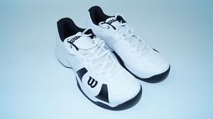 *NEW*Wilson Rush Open tennis shoes white black Men size US 9 =UK 8,5 racket pro