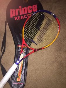 Prince React Titanium Tennis Racquet Long Body Oversize 107 inches