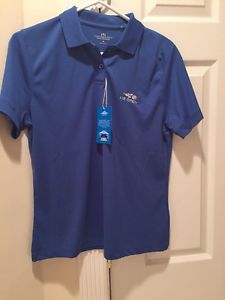 Ladies Vansport Performance "US OPEN Shirts Size M Royal Blue NWT