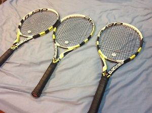 3x Babolat Aeropro Drive Gt 3/8