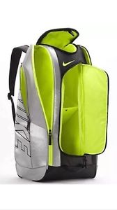 Nike Court Tech 1 Tennis Backpack Bag Silver Black Volt Insulated ( BA4866-072 )